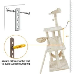 Yaheetech 63.5-in Plush Cat Tree & Condo 17 Yaheetech 63.5-in Plush Cat Tree & Condo -Mewhaus Shop 325702 PT8. AC SS1800 V1686153683