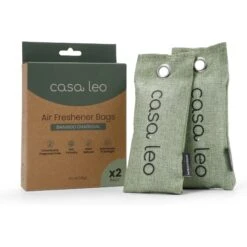 Casa Leo Charcoal Cat Litter Box Replacment Bags, 2 Count