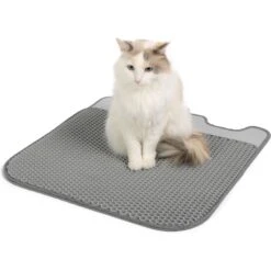 Casa Leo Leo's Loo Cat Litter Mat, Grey
