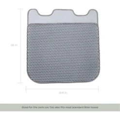 Casa Leo Leo's Loo Cat Litter Mat, Grey 13 Casa Leo Leo's Loo Cat Litter Mat, Grey -Mewhaus Shop 329399 PT4. AC SS1800 V1657656890
