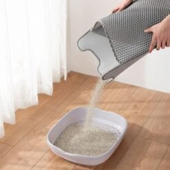 Casa Leo Leo's Loo Cat Litter Mat, Grey 15 Casa Leo Leo's Loo Cat Litter Mat, Grey -Mewhaus Shop 329399 PT6. AC SS1800 V1657656890