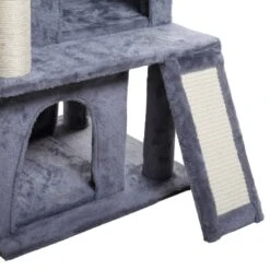 Coziwow By Jaxpety Faux Fur Cat Tree Tower & Condos With Scratch Posts, 34-inch, Grey -Mewhaus Shop 330934 PT4. AC SS1800 V1632319928