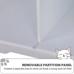 Coziwow By Jaxpety Wooden Storage Bench Cat Litter Box -Mewhaus Shop 333351 PT5. AC SS1800 V1681828735