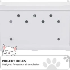 Coziwow By Jaxpety Wooden Storage Bench Cat Litter Box -Mewhaus Shop 333351 PT6. AC SS1800 V1681828715
