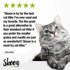 Skoon All Natural Fine-Grain Unscented Non-Clumping Cat Litter -Mewhaus Shop 333931 PT6. AC SS1800 V1633464812
