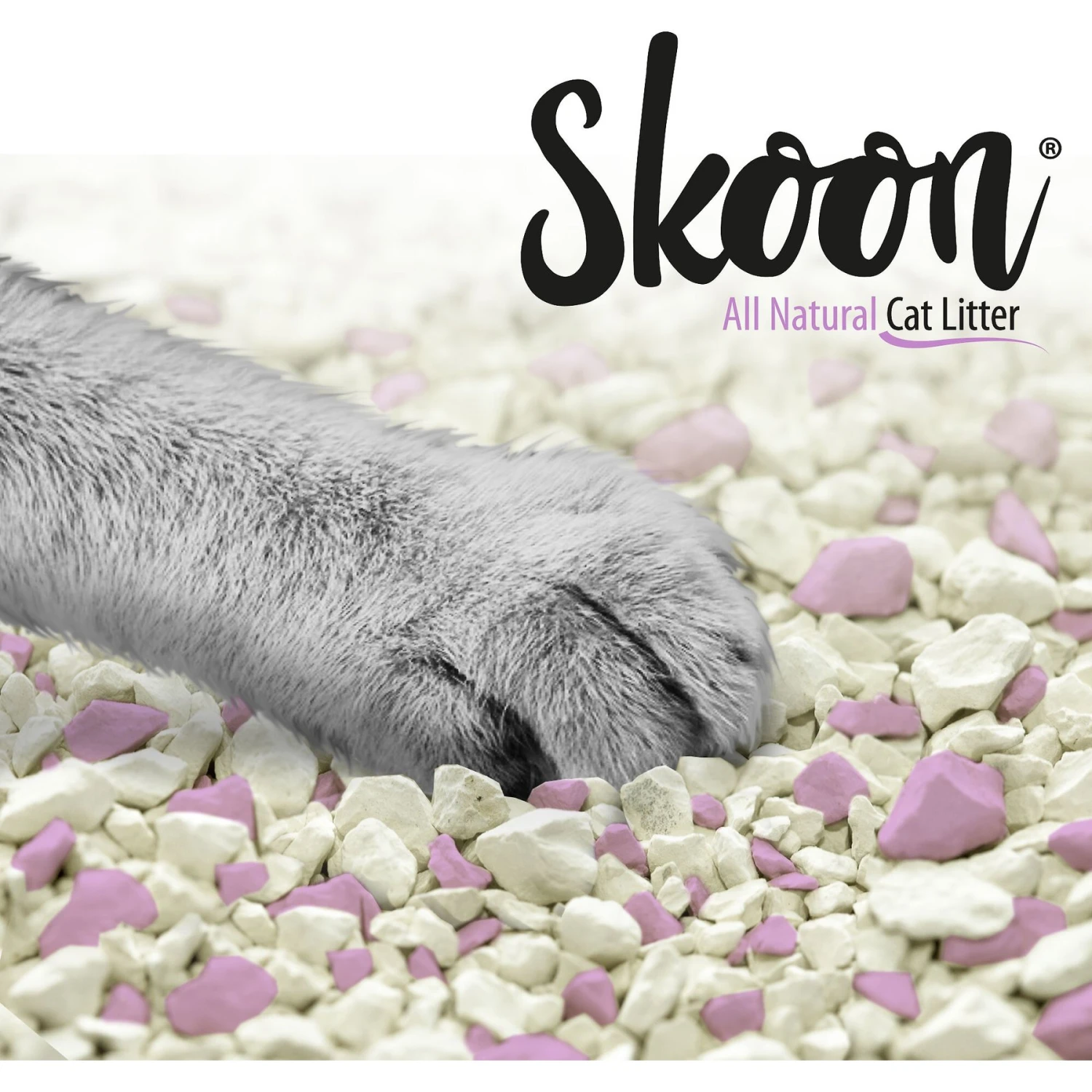 Skoon All Natural Lavender Scented Non-Clumping Cat Litter, 8-lb Bag 2 Skoon All Natural Lavender Scented Non-Clumping Cat Litter, 8-lb Bag - Image 2