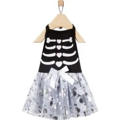 Frisco Silver Metallic Skull Dog & Cat Dress -Mewhaus Shop 335154 PT4. AC SS1800 V1658343223