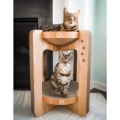 Necoichi Cozy Cat Scratcher Tower Toy -Mewhaus Shop 336322 PT6. AC SS1800 V1674730088