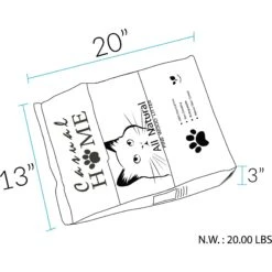 Casual Home Natural Pine Pellet Unscented Non-Clumping Cat Litter, 20-lb Bag -Mewhaus Shop 338569 PT5. AC SS1800 V1635349064