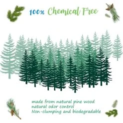 Casual Home Natural Pine Pellet Unscented Non-Clumping Cat Litter, 20-lb Bag -Mewhaus Shop 338569 PT8. AC SS1800 V1635348987