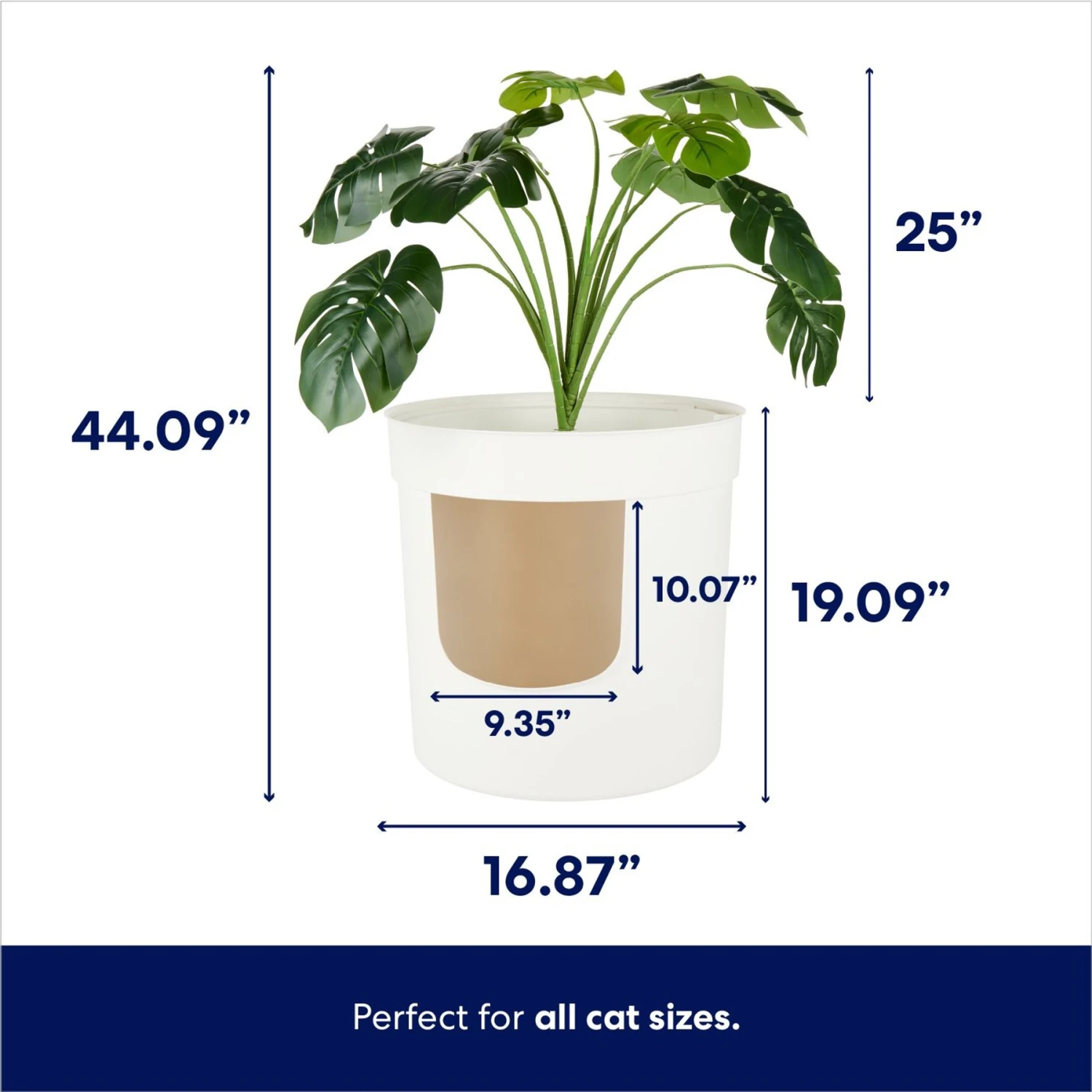 Frisco Hidden Planter Cat Litter Box, 16-in 2 Frisco Hidden Planter Cat Litter Box, 16-in - Image 2