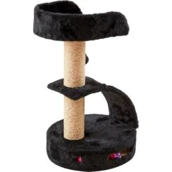 Two By Two The Camellia Sisal Cat Tree, Small, Black -Mewhaus Shop 346901 PT2. AC SS1800 V1638311819