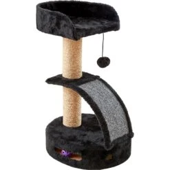 Two By Two The Camellia Sisal Cat Tree, Small, Black -Mewhaus Shop 346901 PT4. AC SS1800 V1638311201