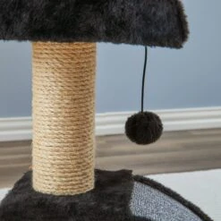 Two By Two The Camellia Sisal Cat Tree, Small, Black -Mewhaus Shop 346901 PT8. AC SS1800 V1638313380