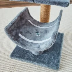 Two By Two The Hazel Sisal Cat Tree, Small, Grey -Mewhaus Shop 346903 PT7. AC SS1800 V1638312149