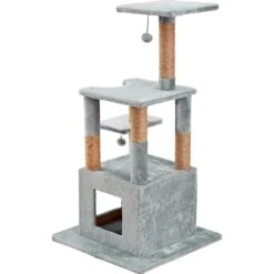 Two By Two The McIntosh Cat Tree, Medium, Grey -Mewhaus Shop 346913 PT5. AC SS1800 V1638315727