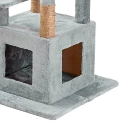Two By Two The McIntosh Cat Tree, Medium, Grey -Mewhaus Shop 346913 PT7. AC SS1800 V1638312703