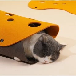 ZEZE "The Cheese" Adjustable Tunnel Cat Toy -Mewhaus Shop 347443 PT3. AC SS1800 V1657657091
