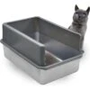 IPrimio Stainless Steel Cat Litter Box, X-Large