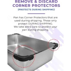 IPrimio Stainless Steel Cat Litter Box, X-Large -Mewhaus Shop 352817 PT3. AC SS1800 V1642529489