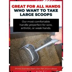 IPrimio Polished Aluminum, Cat Scooper, X-Large 10 IPrimio Polished Aluminum, Cat Scooper, X-Large -Mewhaus Shop 352826 PT4. AC SS1800 V1642529508