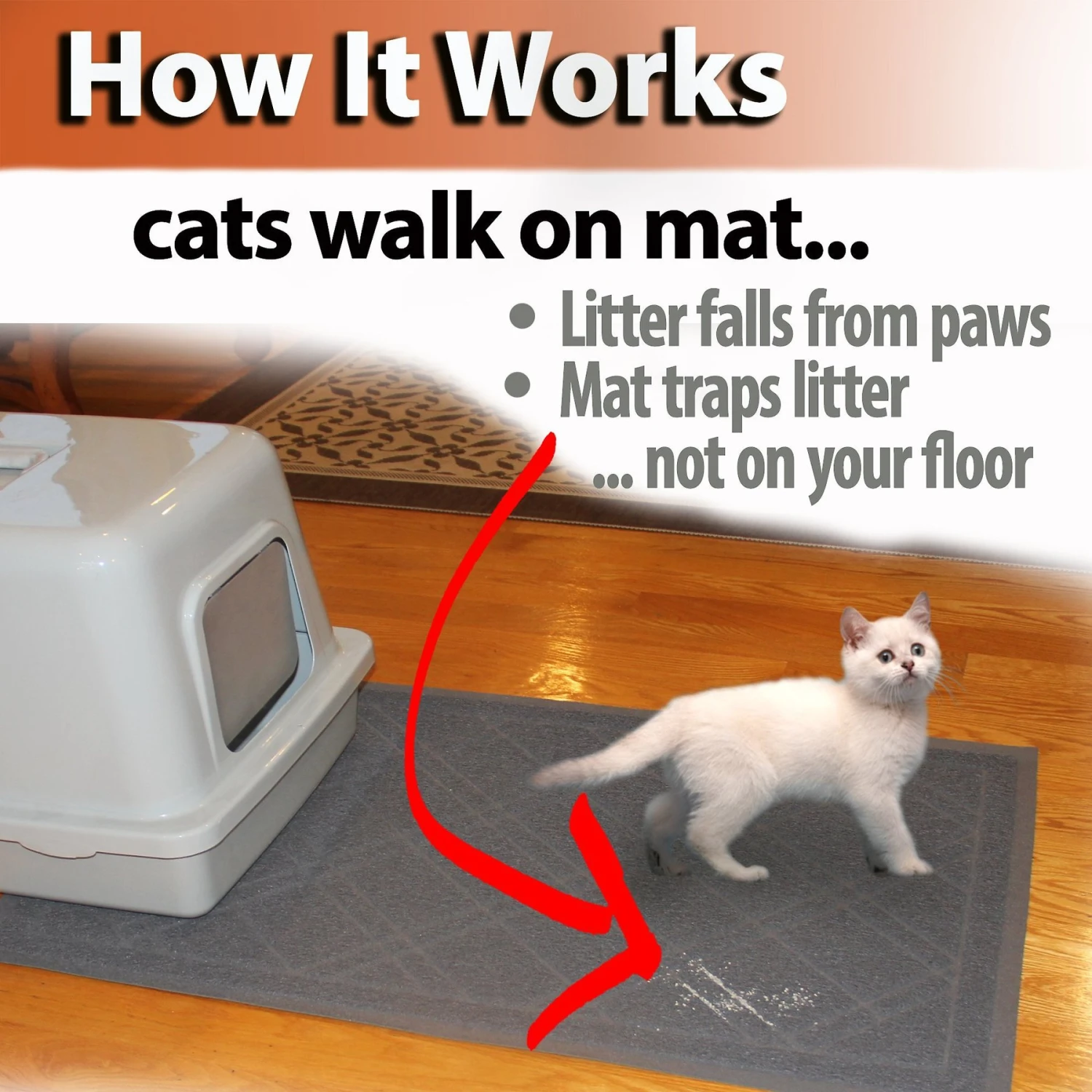 IPrimio Premium Dog & Cat Litter Mat, X-Large 2 IPrimio Premium Dog & Cat Litter Mat, X-Large - Image 2