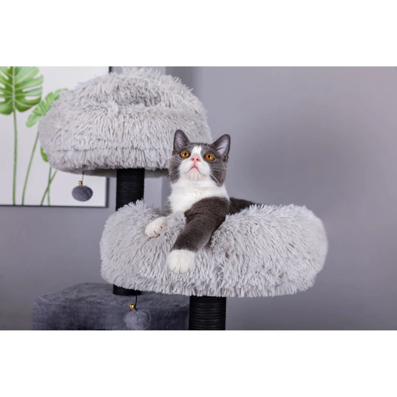 Catry Interactive 7-Level Cat Tree With Condo, Scratching Posts, & Toys 6 Catry Interactive 7-Level Cat Tree With Condo, Scratching Posts, & Toys - Image 6