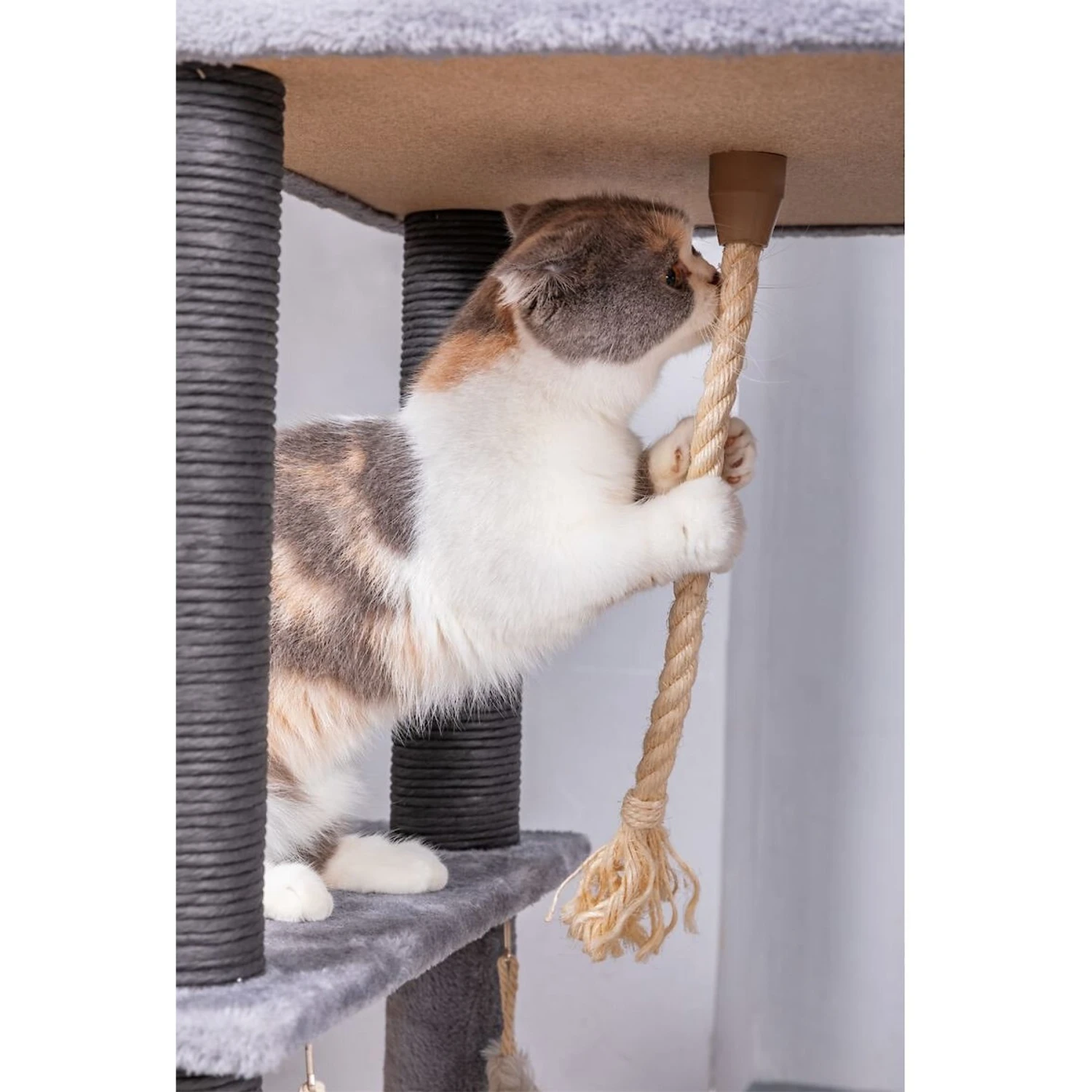 Catry Interactive 7-Level Cat Tree With Condo, Scratching Posts, & Toys 8 Catry Interactive 7-Level Cat Tree With Condo, Scratching Posts, & Toys - Image 8