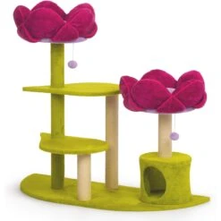 Prevue Pet Products Flower Garden 44.5-in Faux FleeceCat Tree