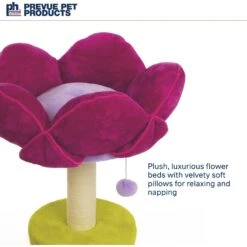 Prevue Pet Products Flower Garden 44.5-in Faux FleeceCat Tree -Mewhaus Shop 354660 PT4. AC SS1800 V1695742833