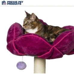 Prevue Pet Products Flower Garden 44.5-in Faux FleeceCat Tree -Mewhaus Shop 354660 PT7. AC SS1800 V1695743527