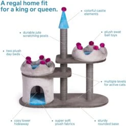 Prevue Pet Products King's Cat Castle -Mewhaus Shop 354664 PT2. AC SS1800 V1693492199