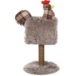 Prevue Pet Products Cozy Chicken 25.5-in Faux Fur Cat Tree -Mewhaus Shop 354672 PT8. AC SS1800 V1662062545