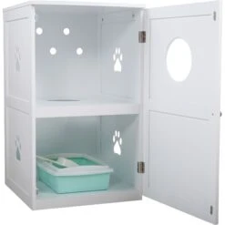 Coziwow By Jaxpety 2-Story Washroom House Cat Litter Box Enclosure 11 Coziwow By Jaxpety 2-Story Washroom House Cat Litter Box Enclosure -Mewhaus Shop 355097 PT2. AC SS1800 V1665526970