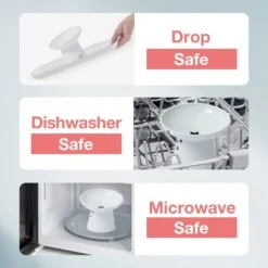 Necoichi Tilted Stress Free Raised Cat Food Bowl -Mewhaus Shop 357117 PT4. AC SS1800 V1700515635