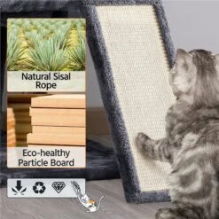 Yaheetech 3 Tiers 42-in Plush Cat Tower With Double Cat Condo 14 Yaheetech 3 Tiers 42-in Plush Cat Tower With Double Cat Condo -Mewhaus Shop 358005 PT6. AC SS1800 V1642694233