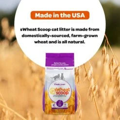 SWheat Scoop Fresh Linen Clumping Cat Litter -Mewhaus Shop 358542 PT6. AC SS1800 V1667520011