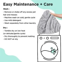 Best Friends By Sheri The Original Calming Donut Cat & Dog Bed Replacement Cover -Mewhaus Shop 361025 PT3. AC SS1800 V1641947208