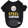 Pets First NFL Dog & Cat Raglan Jersey, Pittsburgh Steelers
