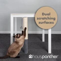 Hauspanther Dual Surface Adjustable Under-Table Sisal Cat Scratching Post -Mewhaus Shop 362515 PT4. AC SS1800 V1642462918
