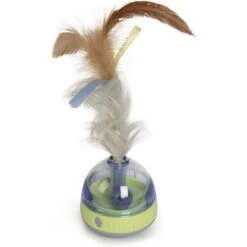 SmartyKat Silly Spinner Electronic Motion & Light Cat Toy, Blue, Large -Mewhaus Shop 362940 PT5. AC SS1800 V1642645288