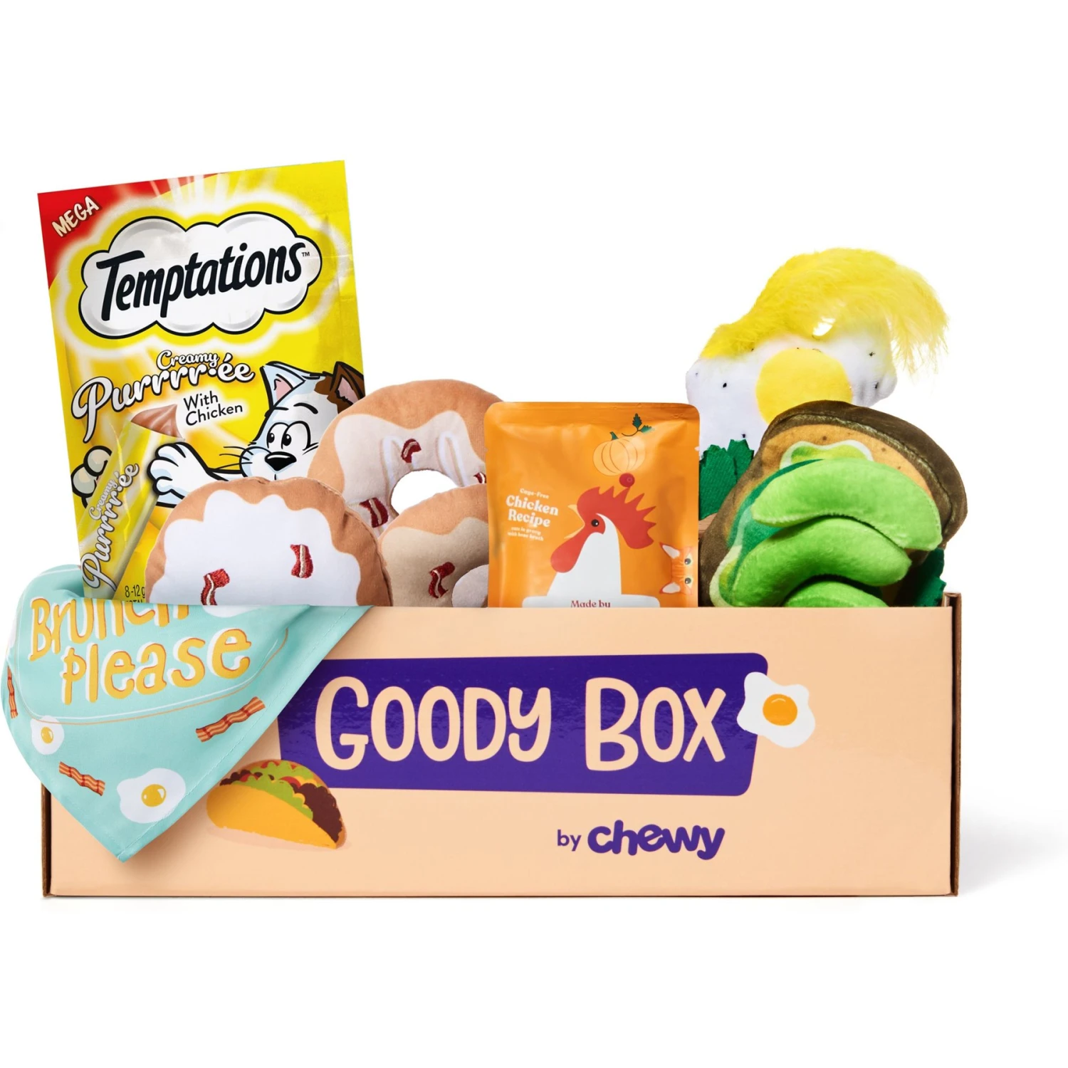 Goody Box Foodie Cat Toys & Treats 1 Goody Box Foodie Cat Toys & Treats