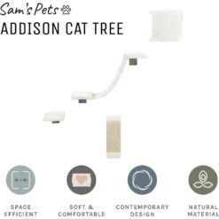 Sam's Pets Addison Wall Climber Cat Tree 11 Sam's Pets Addison Wall Climber Cat Tree -Mewhaus Shop 373155 PT2. AC SS1800 V1647294418