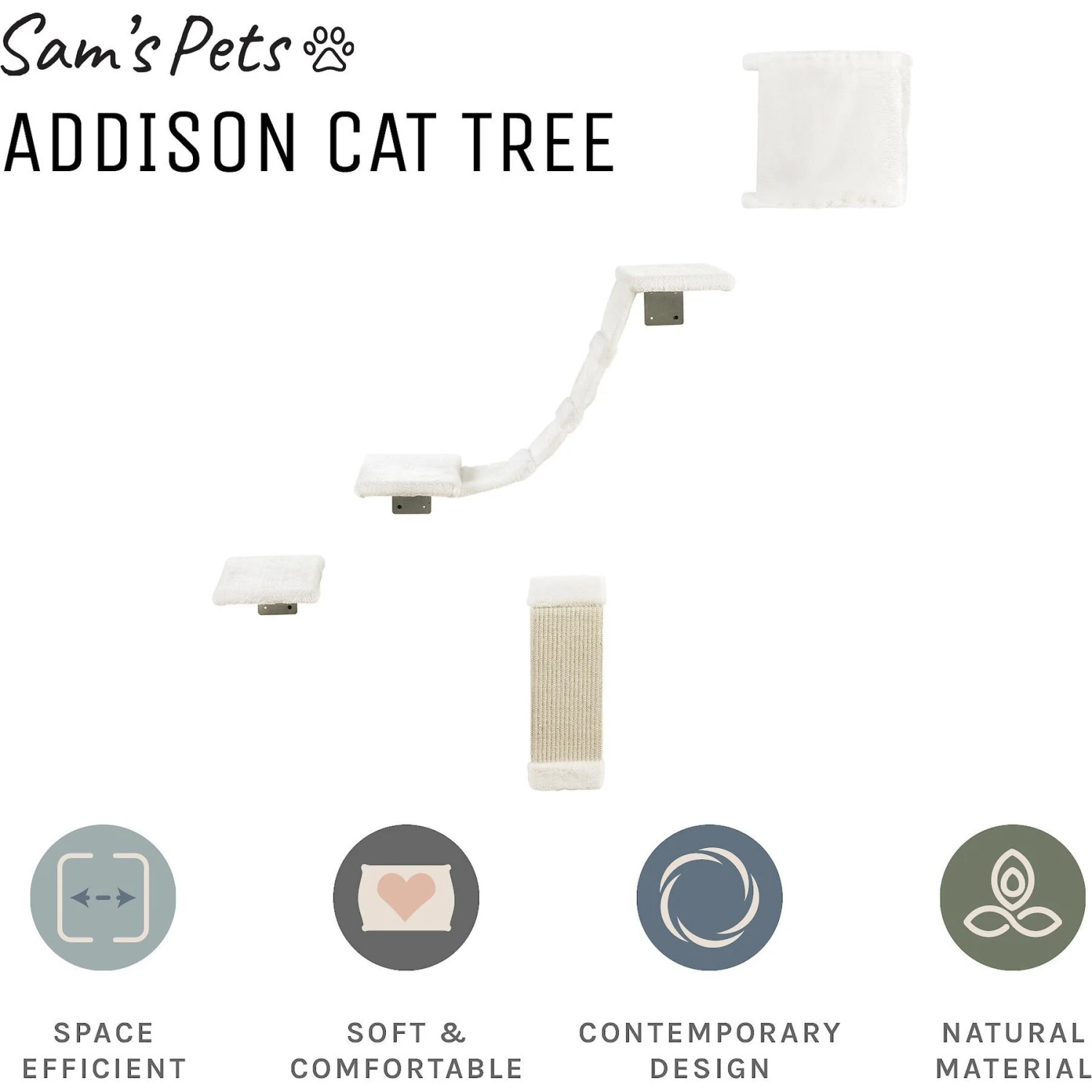 Sam's Pets Addison Wall Climber Cat Tree 3 Sam's Pets Addison Wall Climber Cat Tree - Image 3