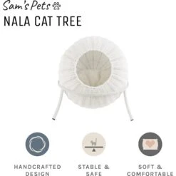 Sam's Pets Nala Wicker Cat Condo -Mewhaus Shop 373513 PT3. AC SS1800 V1647641197