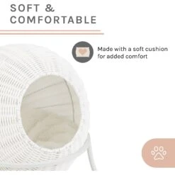 Sam's Pets Nala Wicker Cat Condo -Mewhaus Shop 373513 PT6. AC SS1800 V1647641005