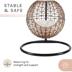 Sam's Pets Nala Hanging Egg Cat Condo -Mewhaus Shop 373517 PT7. AC SS1800 V1647638814