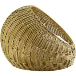 Sam's Pets Nala Wicker Cat Bed, Brown -Mewhaus Shop 373519 PT7. AC SS1800 V1647639391