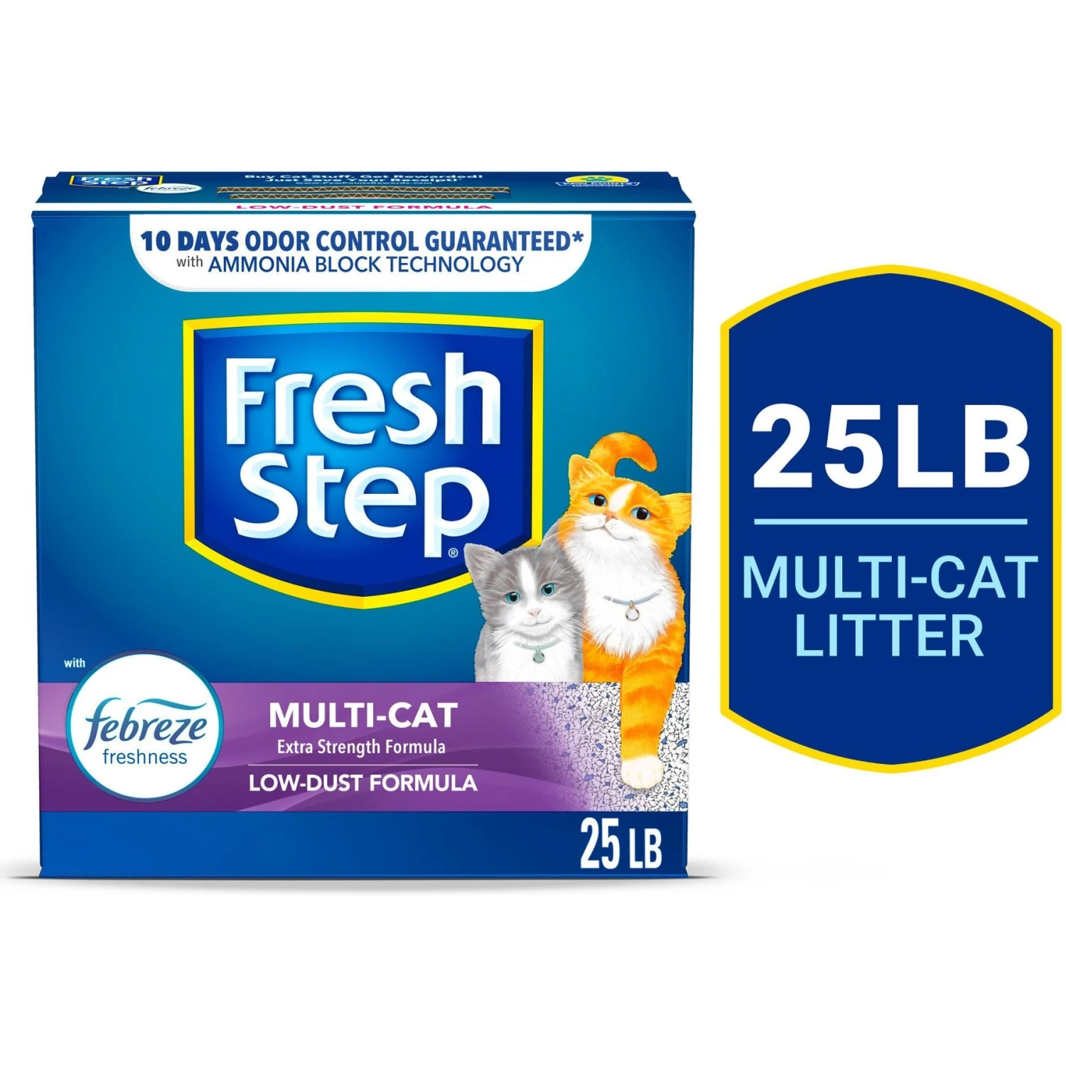 Fresh Step Multi-Cat Extra Strength Scented Clumping Cat Litter 1 Fresh Step Multi-Cat Extra Strength Scented Clumping Cat Litter