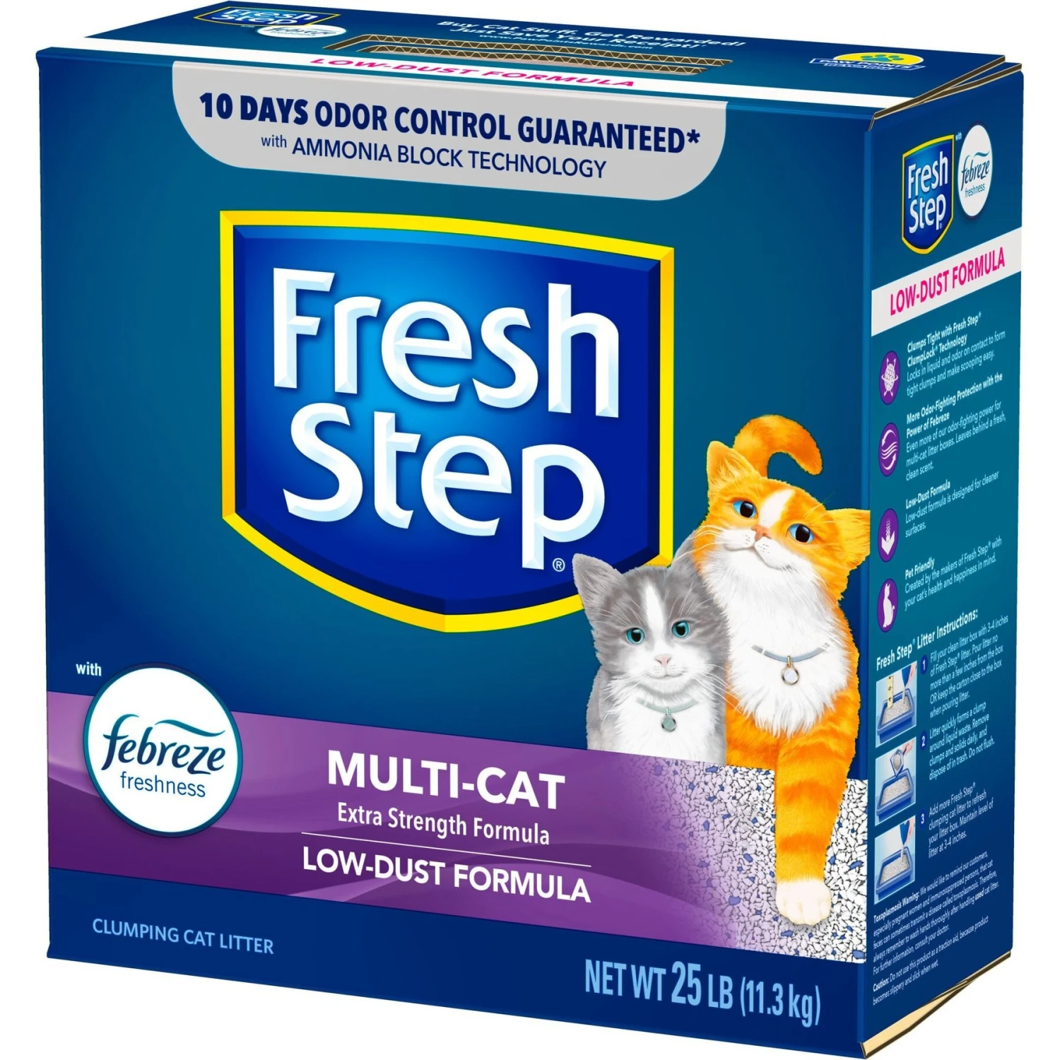 Fresh Step Multi-Cat Extra Strength Scented Clumping Cat Litter 7 Fresh Step Multi-Cat Extra Strength Scented Clumping Cat Litter - Image 7